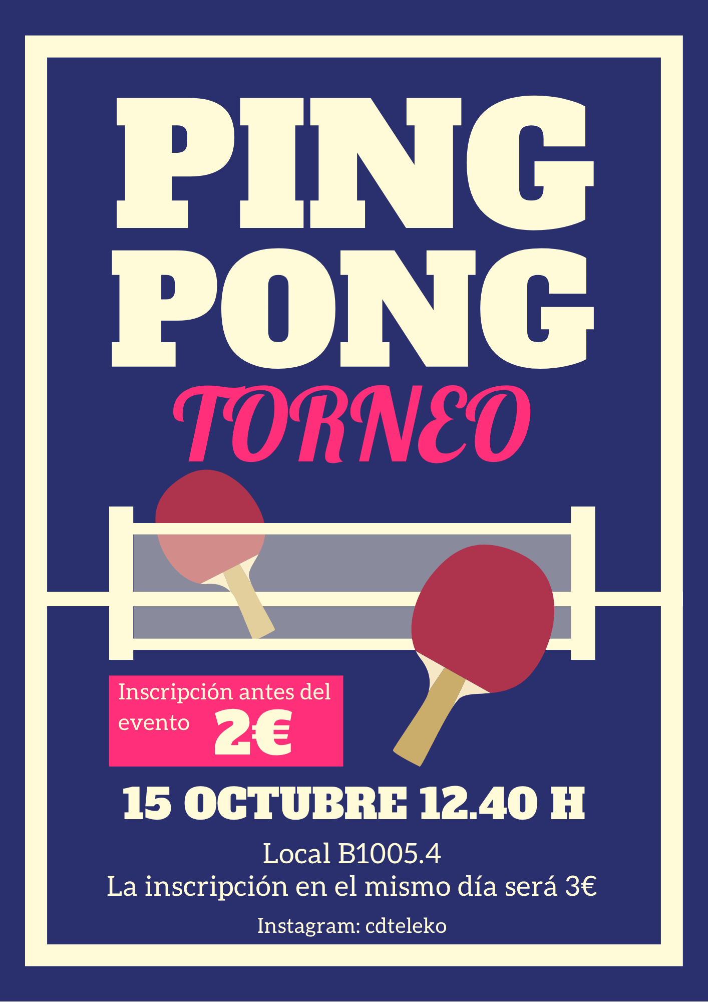 II Torneo ping-pong