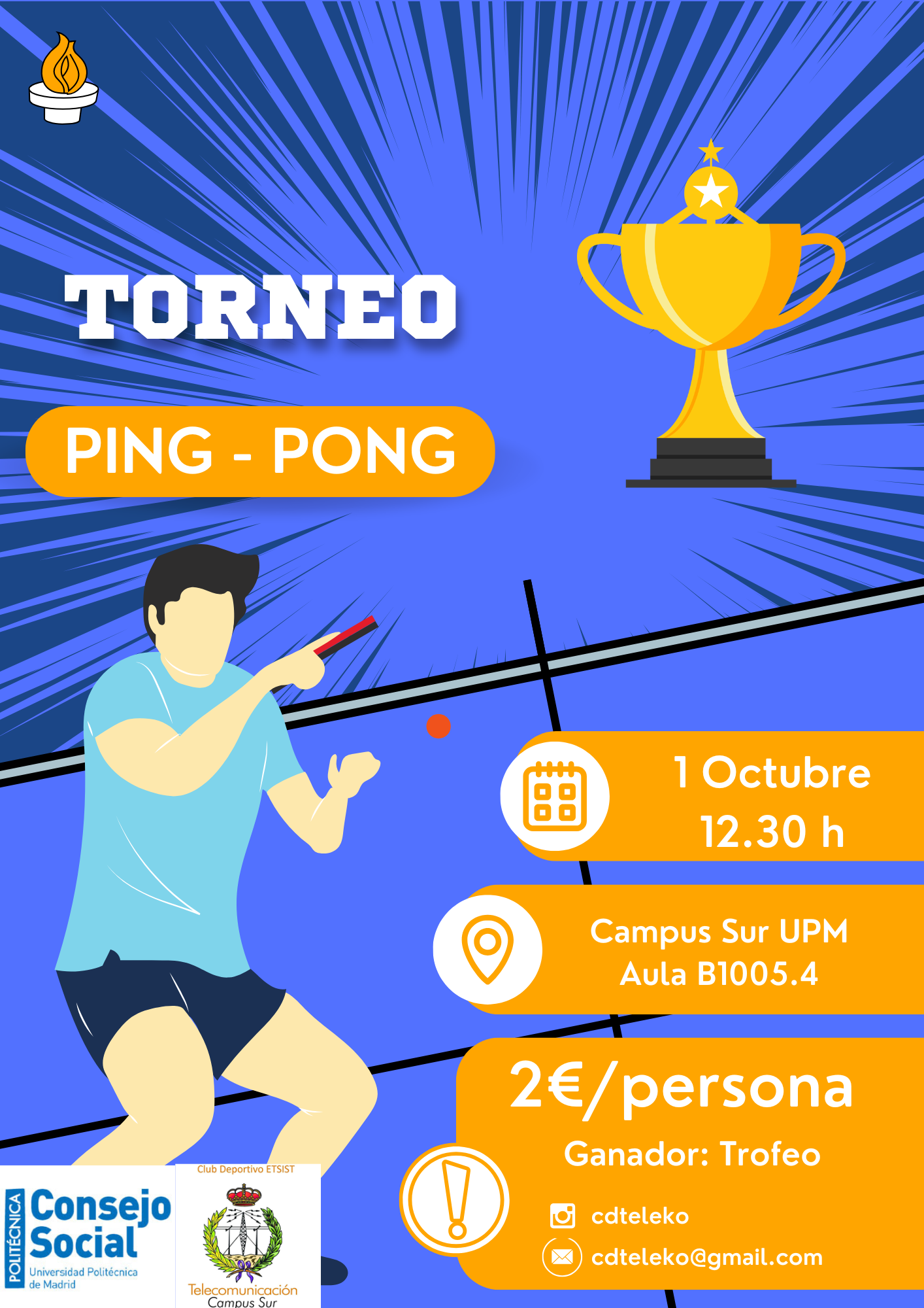 I Torneo ping-pong